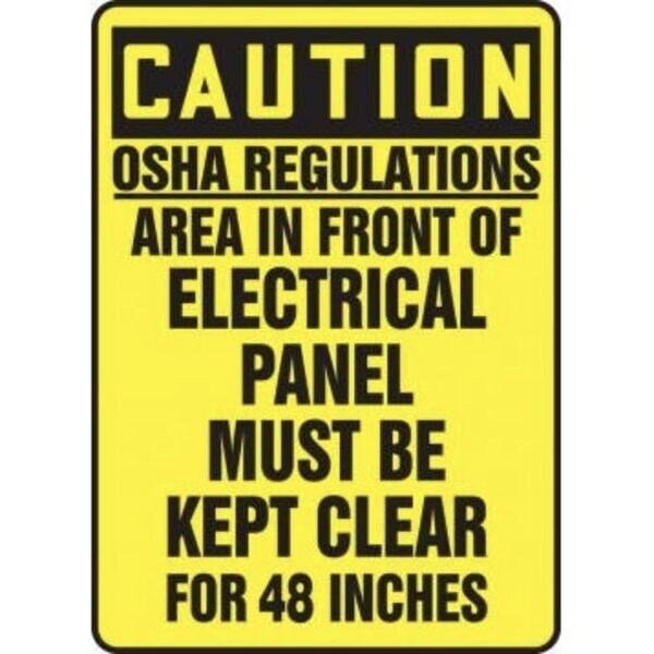 Accuform OSHA CAUTION SAFETY SIGN OSHA MELC628VS MELC628VS - main